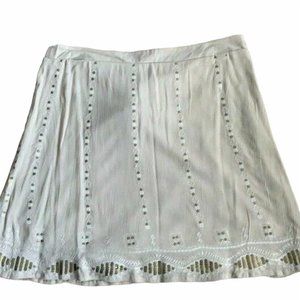 *NEW* FRANCESCA'S TAN SEQUINED MINI SKIRT